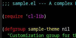 Preview of TTY Dark Theme theme