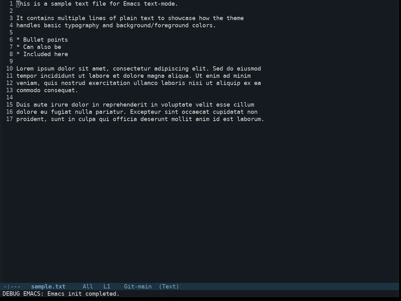 Twilight Anti Bright Theme in text-mode