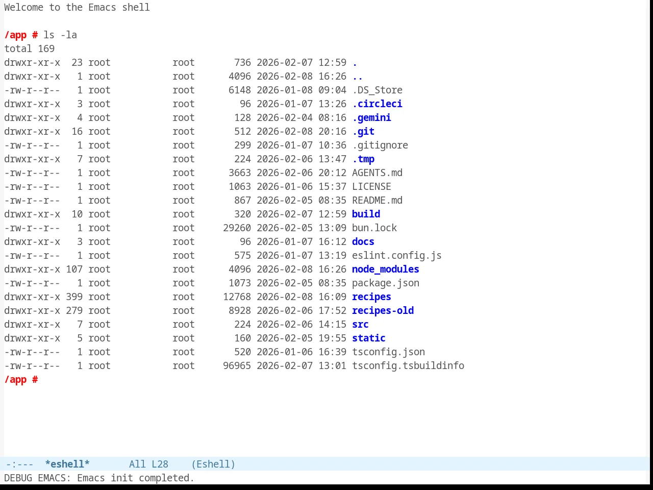 Twilight Bright Theme in eshell