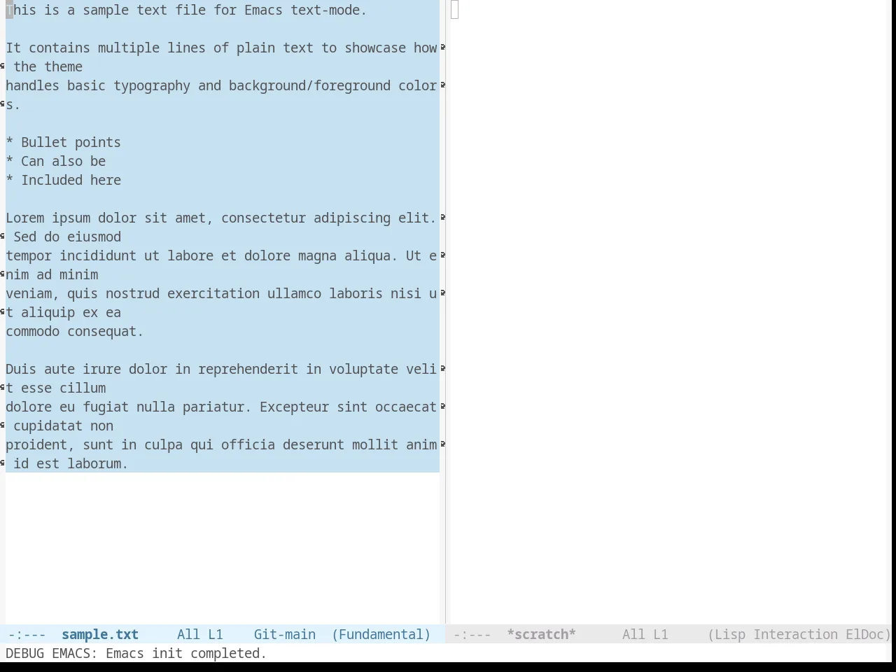 Twilight Bright Theme in fundamental-mode