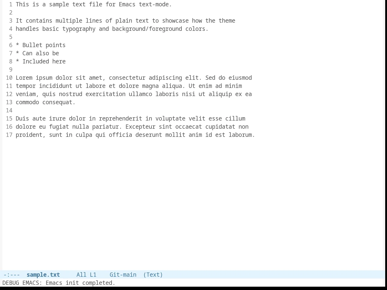 Twilight Bright Theme in text-mode