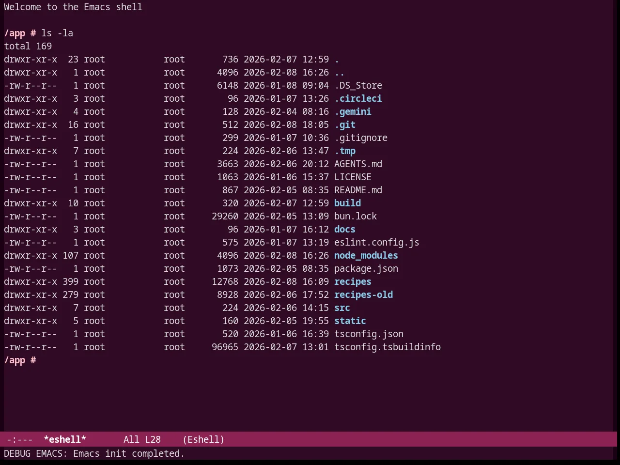 Ubuntu Theme in eshell