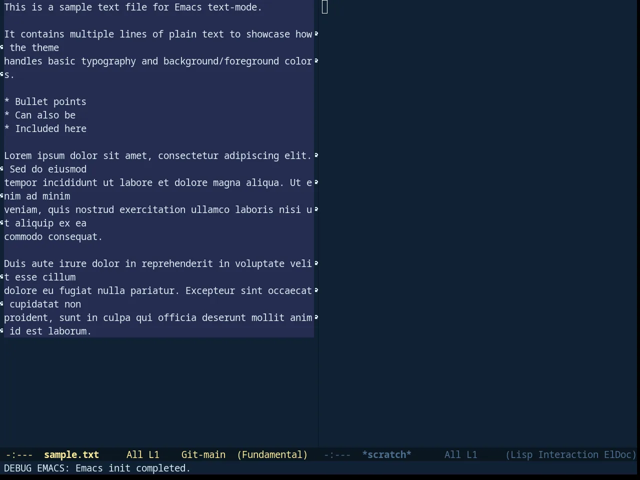 Underwater Theme in fundamental-mode