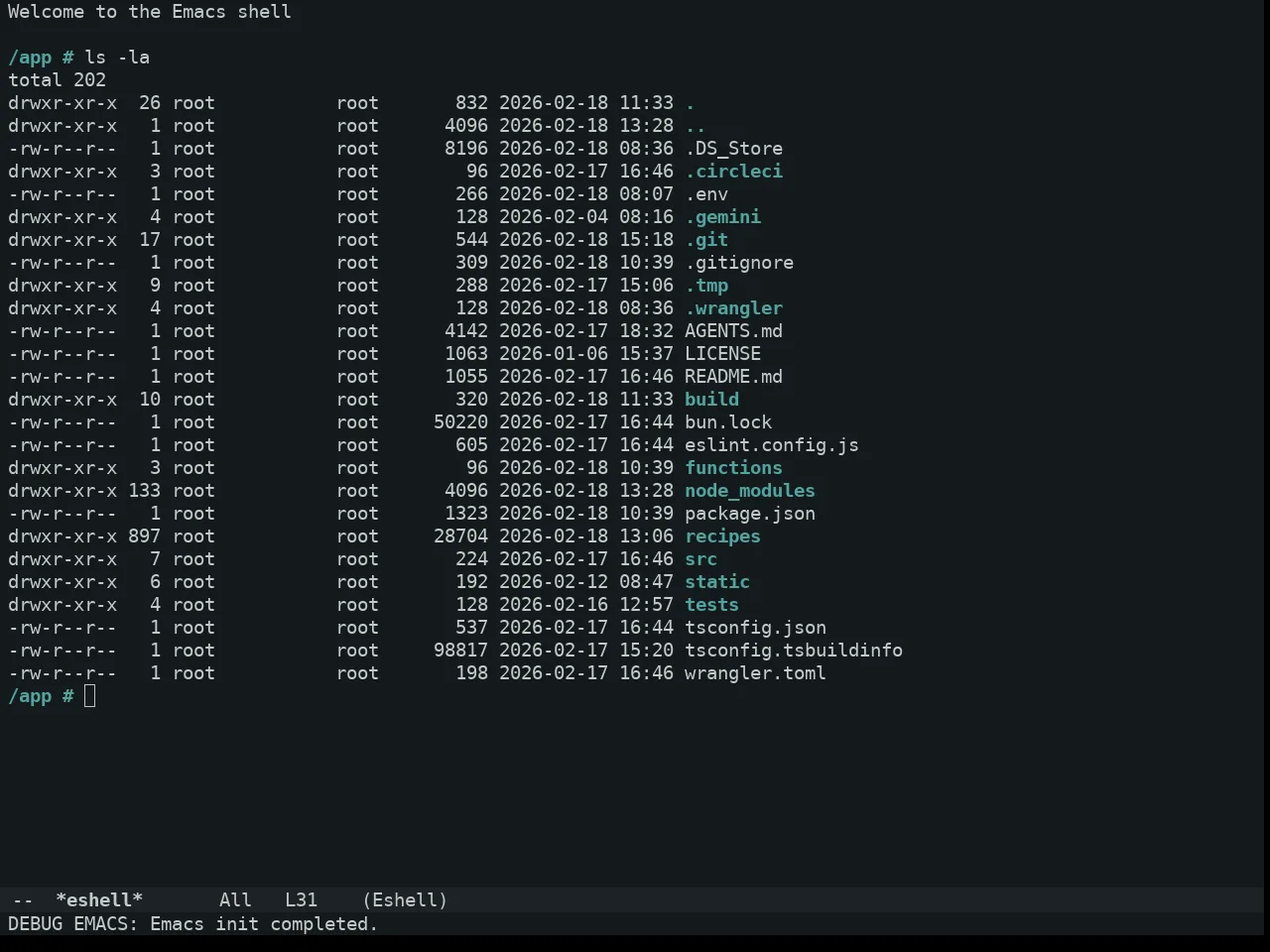 Uwu Theme in eshell