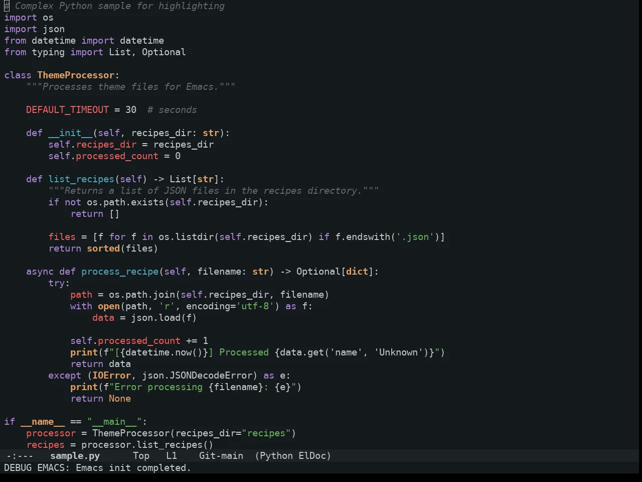 Uwu Theme in python-mode