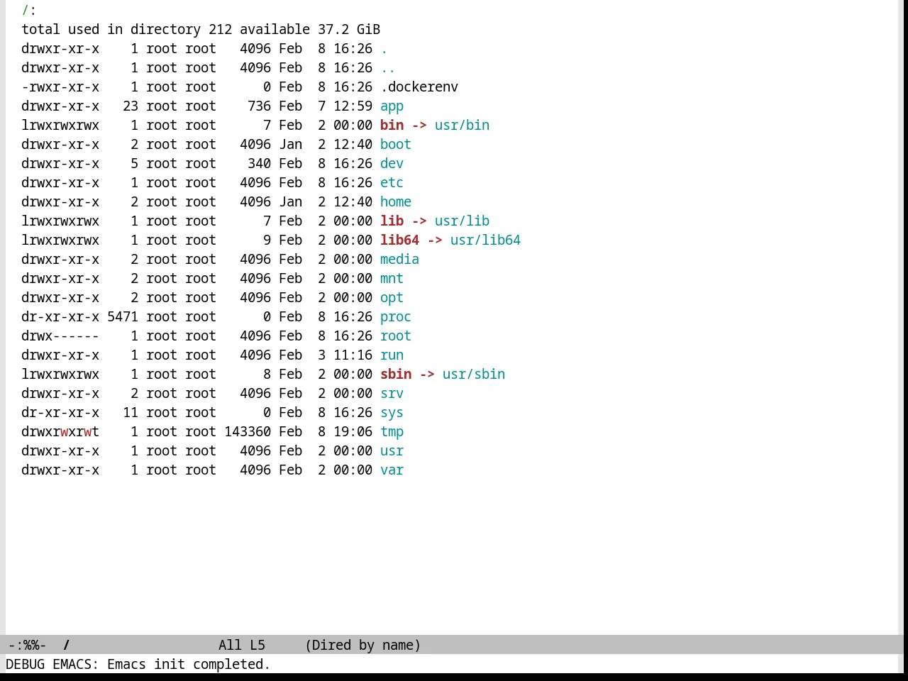 Vim Colors Theme in dired