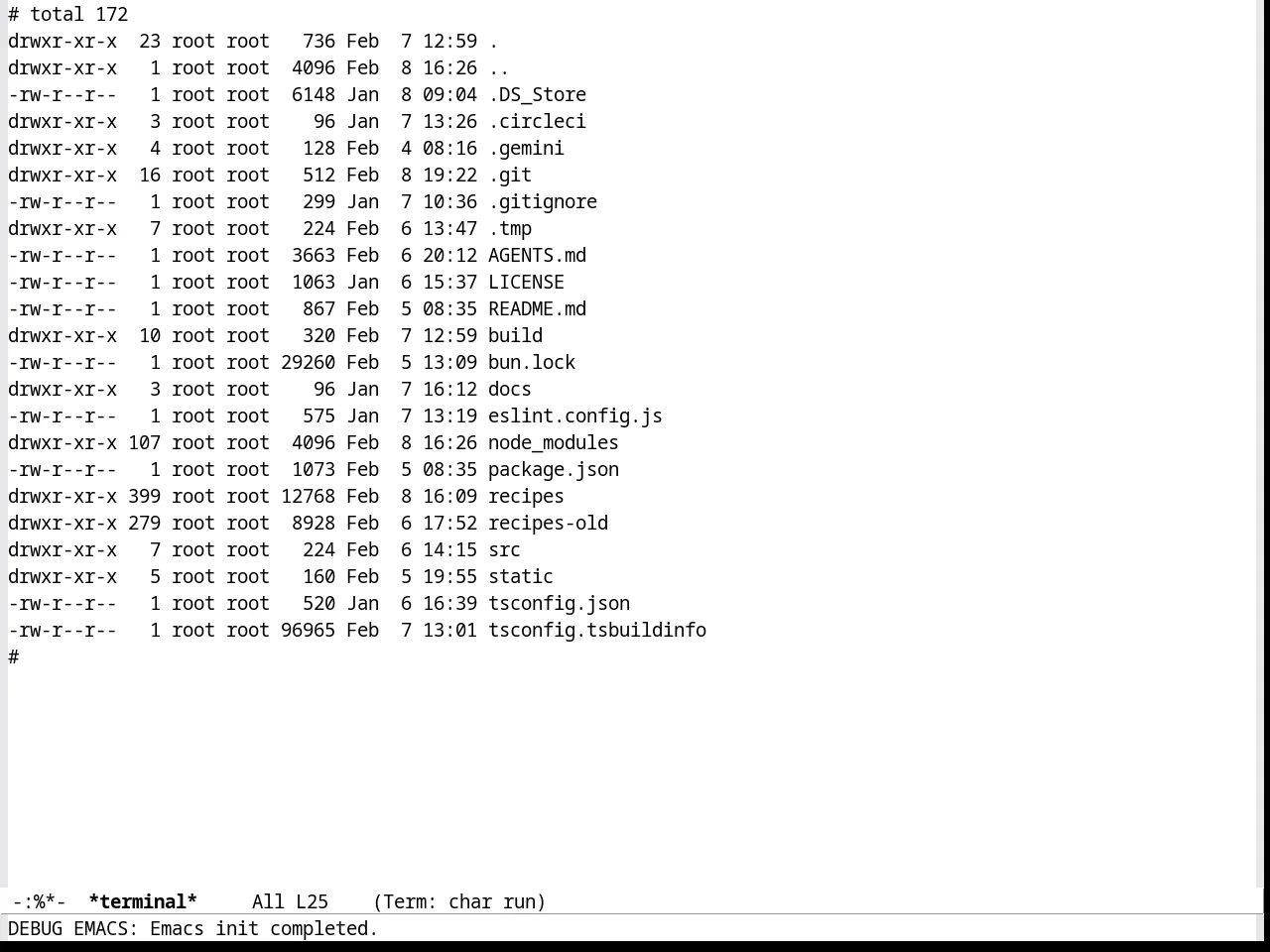 VS Light Theme in term