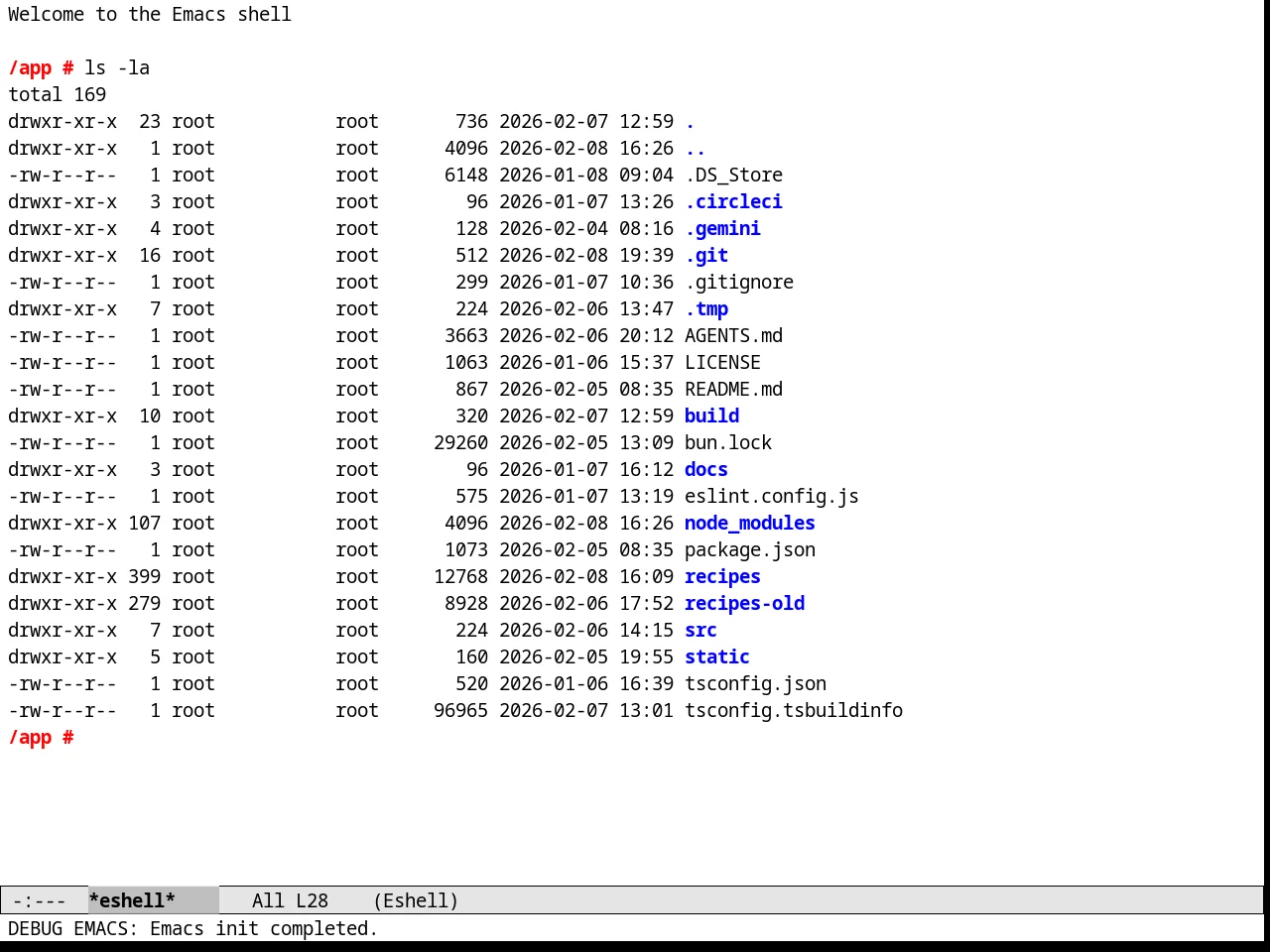 Whateveryouwant Theme in eshell