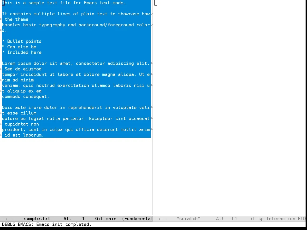 Wildcharm Light Theme in fundamental-mode