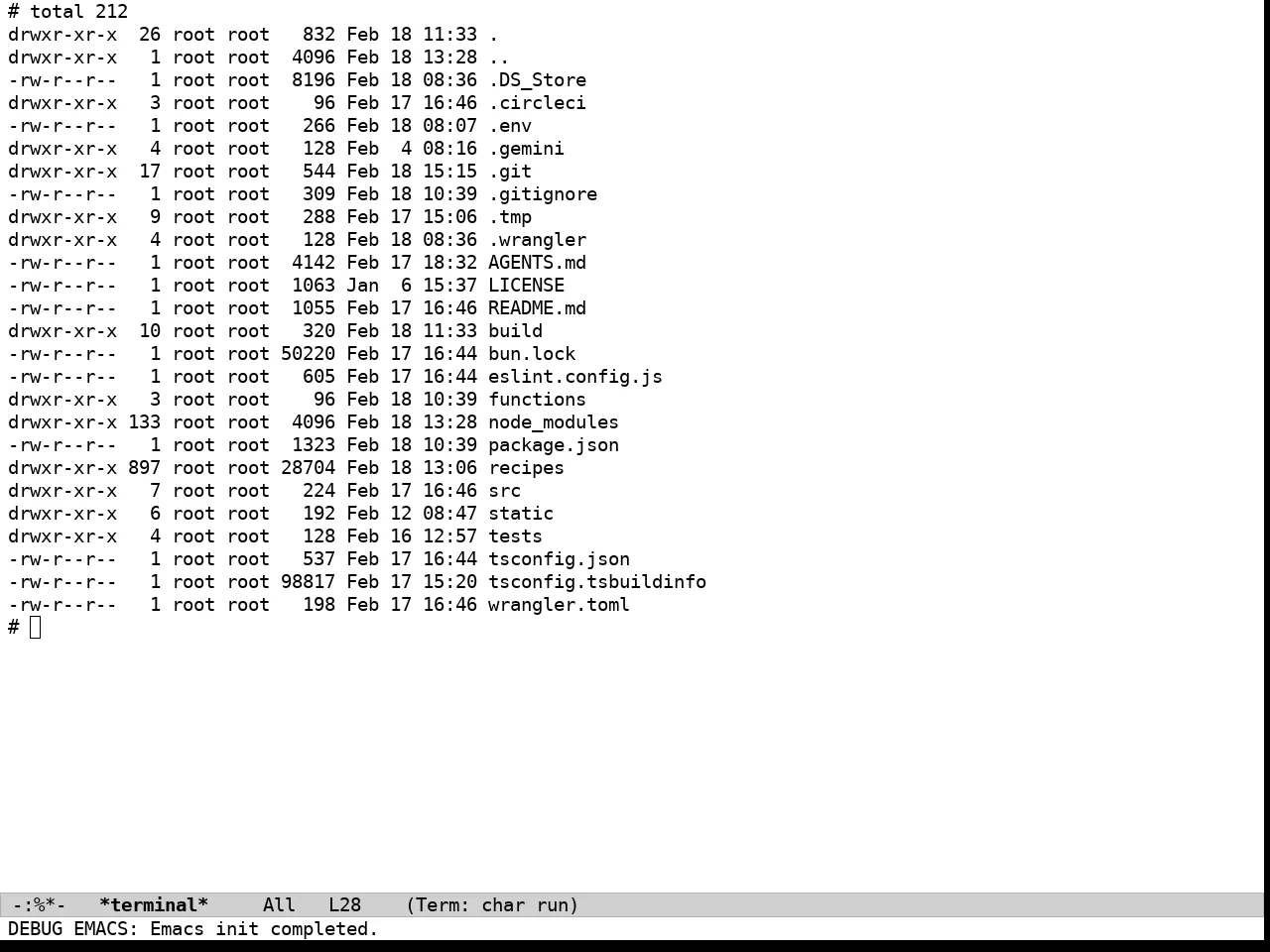 Wildcharm Light Theme in term