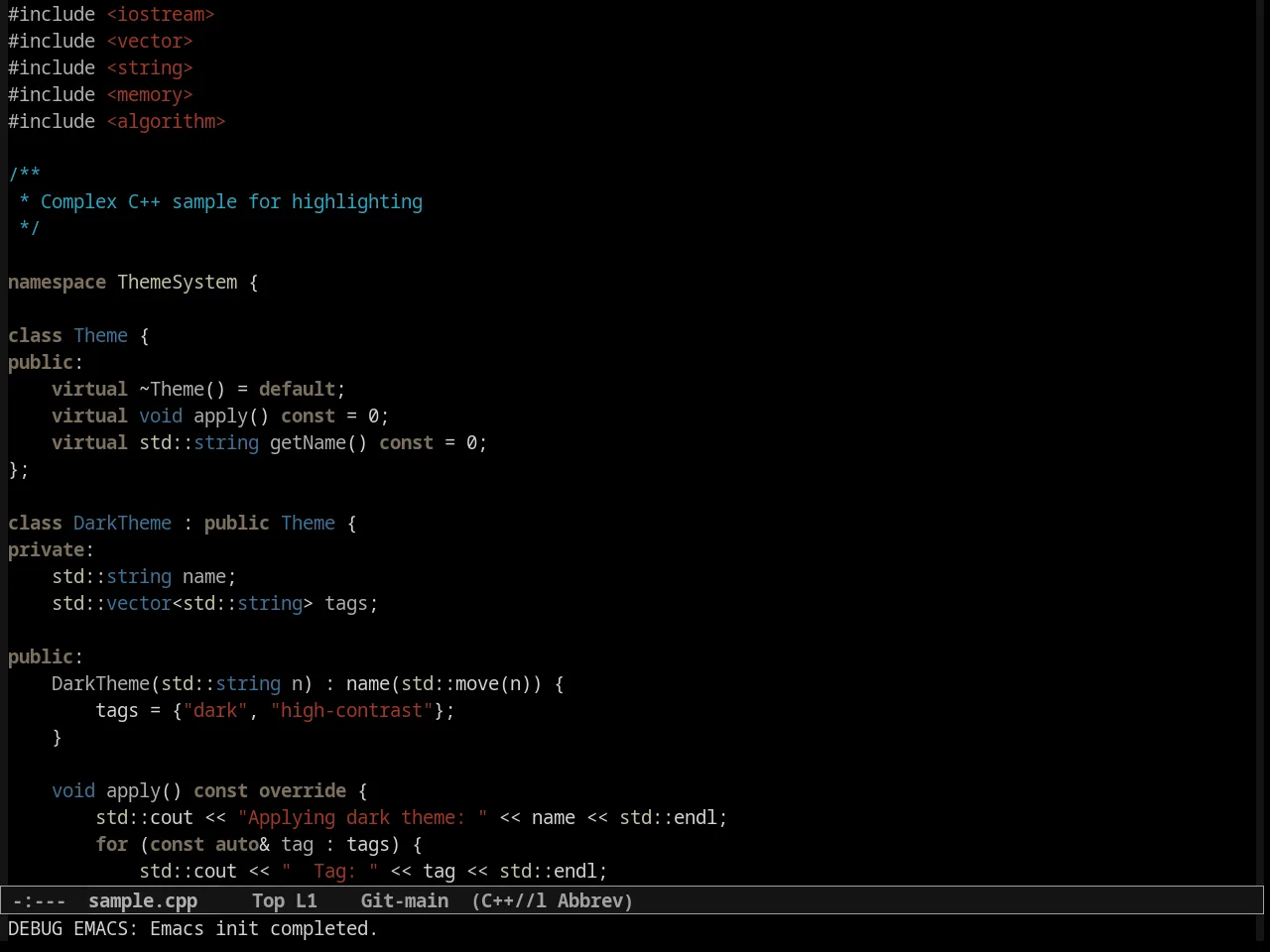 Wintermute in c++-mode