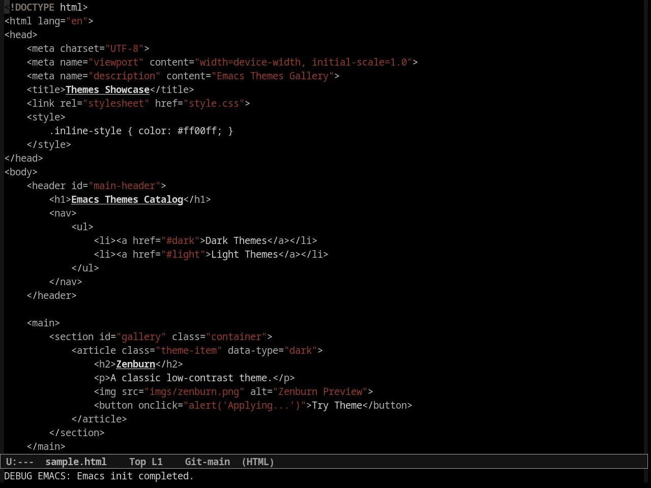 Wintermute in html-mode