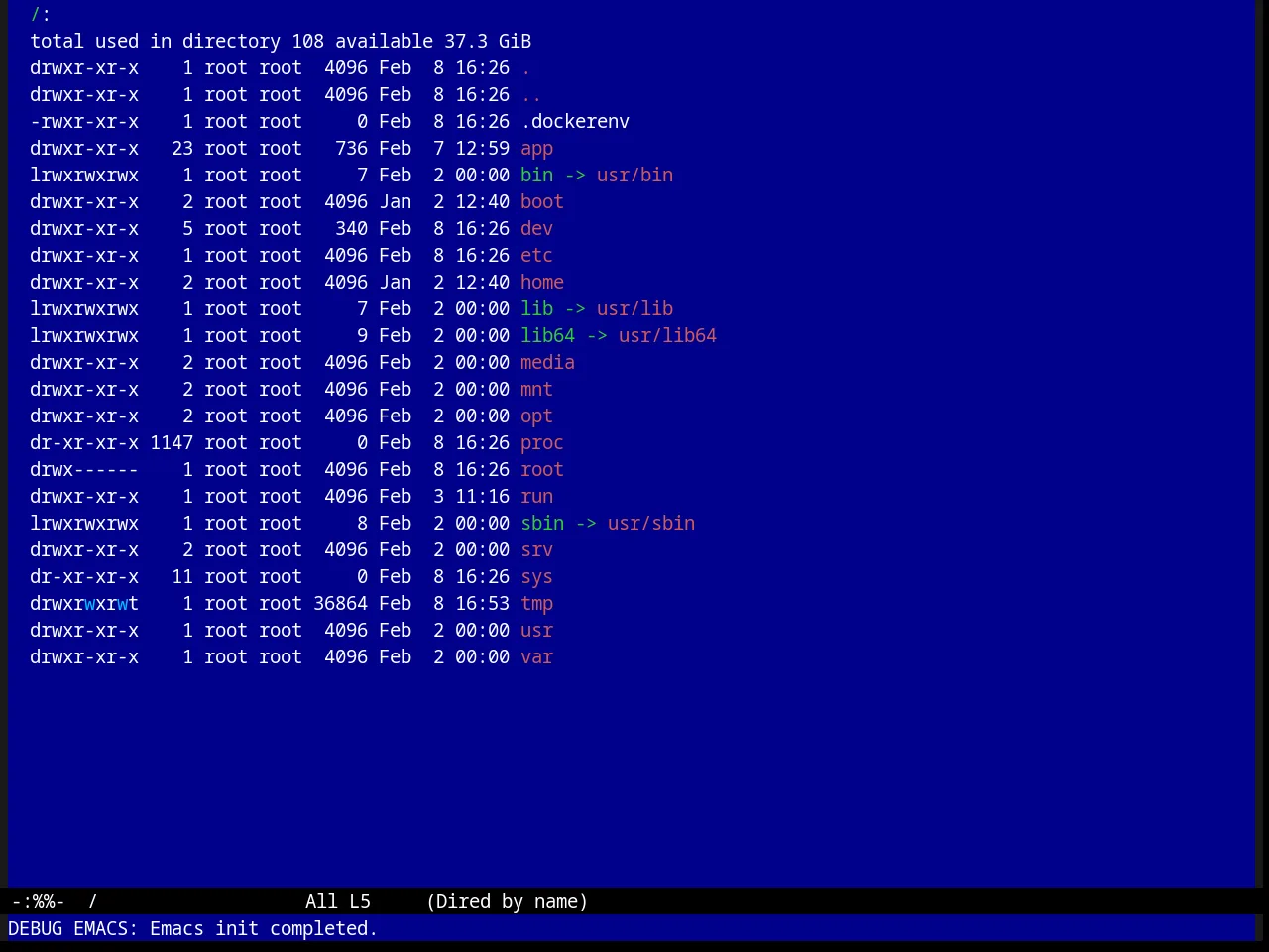 Word Perfect Theme in dired