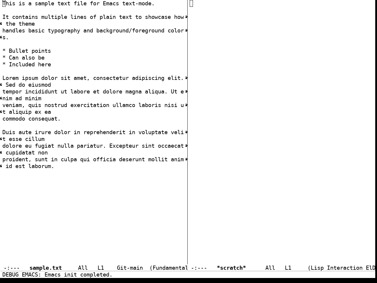 Xresources Theme in fundamental-mode