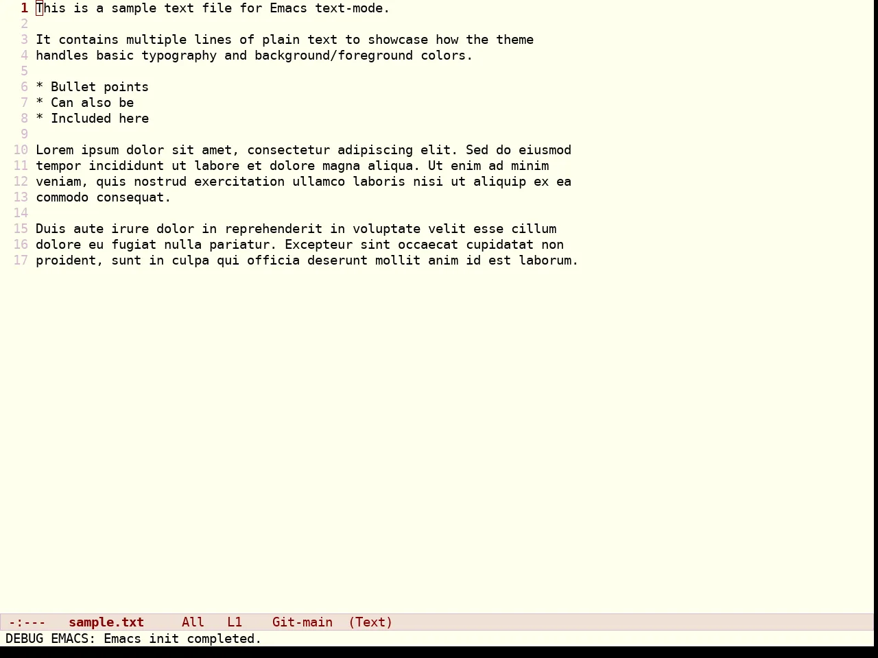 Yotsuba Theme in text-mode