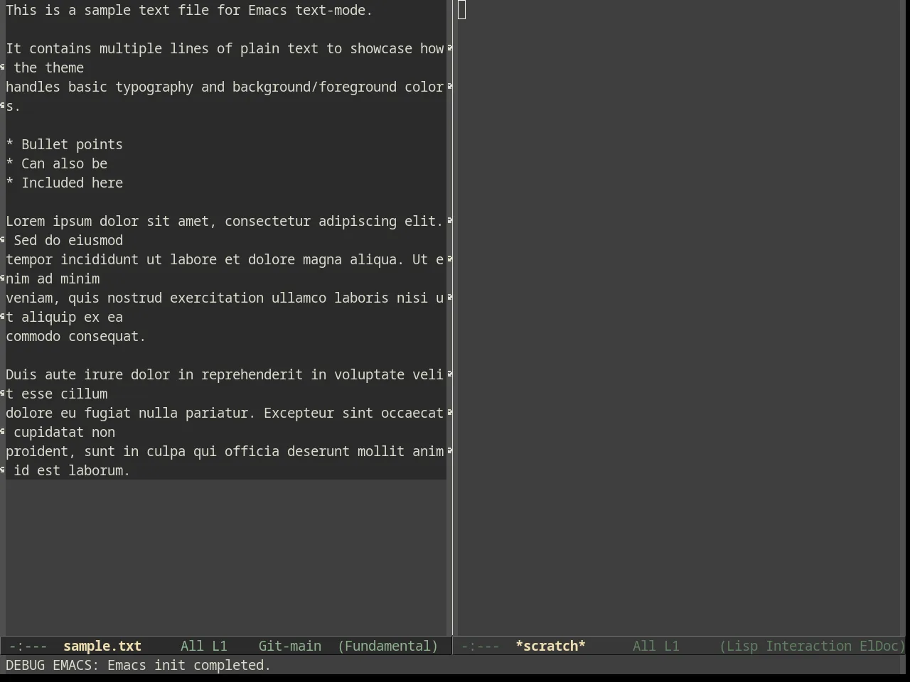 Zenburn in fundamental-mode