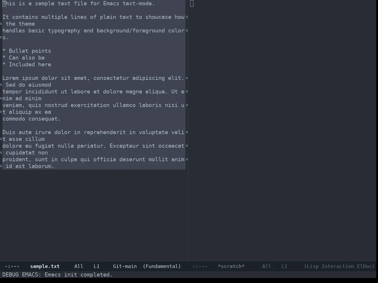 Zerodark Theme in fundamental-mode