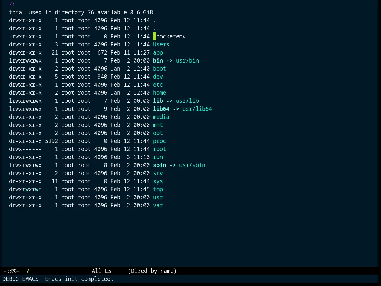 Zonokai Blue Theme in dired
