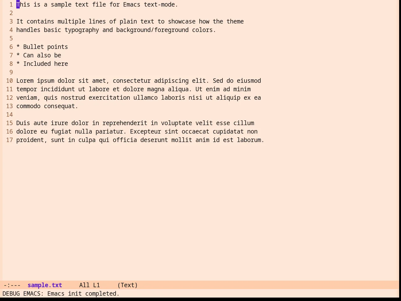 Zonokai Red Theme in text-mode